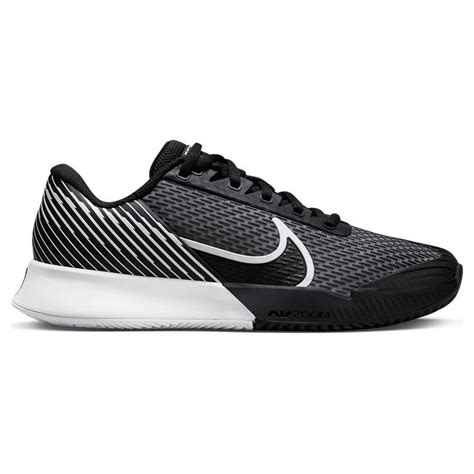 Women's Air Zoom Vapor Pro 2 Clay Tennis Shoes Black and White